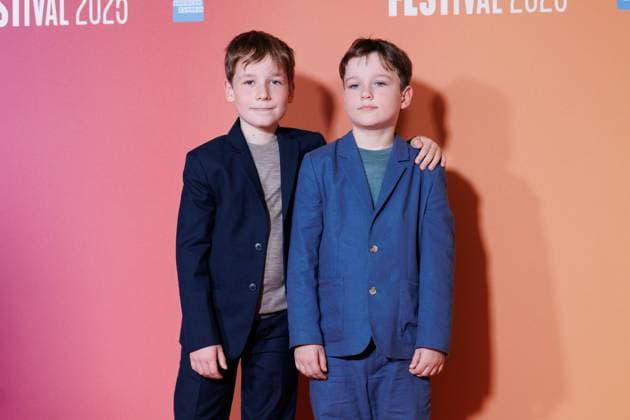 The Thing with Feathers, BFI London Film Festival, BFI Southbank, London, UK, 11 October 2025. Richard and Henry Boxall - BFI LFF - The Thing with Feathers Red Carpet at BFI Southbank, London, UK on 11th October 2025, Credit:Manuela Langotsch Avalon United Kingdom, London, BFI Southbank Copyright: xManuelaxLangotschx xAvalonx 1044823886