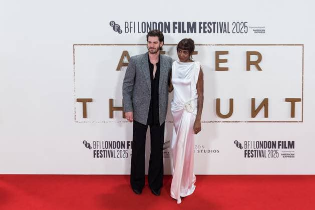 After The Hunt Gala at 69th BFI London Film Festival LONDON, UNITED KINGDOM - OCTOBER 11: Andrew Garfield and Ayo Edebiri attend the UK premiere of After The Hunt during the 69th BFI London Film Festival at the Royal Festival Hall in London, United Kingdom on October 11, 2025. Wiktor Szymanowicz Anadolu London United Kingdom. Editorial use only. Please get in touch for any other usage.  Copyright: x2025xAnadoluxWiktorxSzymanowiczx