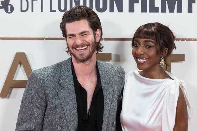 After The Hunt Gala at 69th BFI London Film Festival LONDON, UNITED KINGDOM - OCTOBER 11: Andrew Garfield and Ayo Edebiri attend the UK premiere of After The Hunt during the 69th BFI London Film Festival at the Royal Festival Hall in London, United Kingdom on October 11, 2025. Wiktor Szymanowicz Anadolu London United Kingdom. Editorial use only. Please get in touch for any other usage.  Copyright: x2025xAnadoluxWiktorxSzymanowiczx