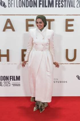 After The Hunt Gala at 69th BFI London Film Festival LONDON, UNITED KINGDOM - OCTOBER 11: Zainab Jiwa attends the UK premiere of After The Hunt during the 69th BFI London Film Festival at the Royal Festival Hall in London, United Kingdom on October 11, 2025. Wiktor Szymanowicz Anadolu London United Kingdom. Editorial use only. Please get in touch for any other usage.  Copyright: x2025xAnadoluxWiktorxSzymanowiczx