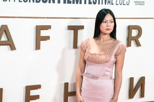 After the Hunt Headline Gala - The 69th BFI London Film Festival in UK - 11 Oct 2025 Olivia Yang attends the After the Hunt Headline Gala at the 69th BFI London Film Festival at The Royal Festival Hall. London United Kingdom Copyright: xLounisxTiarx xSOPAxImagesx _DSC0272