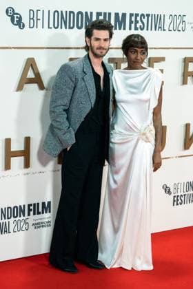 After the Hunt Headline Gala - The 69th BFI London Film Festival in UK - 11 Oct 2025 Andrew Garfield and Ayo Edebiri attend the After the Hunt Headline Gala at the 69th BFI London Film Festival at The Royal Festival Hall. London United Kingdom Copyright: xLounisxTiarx xSOPAxImagesx _DSC0386
