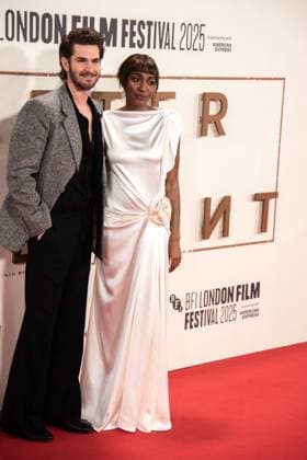 After The Hunt Headline Gala - The 69th BFI London Film Festival, UK - 12 Oct 2025 Andrew Garfield and Ayo Edebiri attend the Headline Gala screening of After The Hunt during the 69th BFI London Film Festival at The Royal Festival Hall. London United Kingdom Copyright: xLoredanaxSangiulianox xSOPAxImagesx LSangiuliano-5473