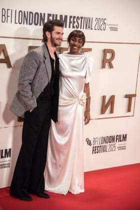 After The Hunt Headline Gala - The 69th BFI London Film Festival, UK - 12 Oct 2025 Andrew Garfield and Ayo Edebiri attend the Headline Gala screening of After The Hunt during the 69th BFI London Film Festival at The Royal Festival Hall. London United Kingdom Copyright: xLoredanaxSangiulianox xSOPAxImagesx LSangiuliano-5481