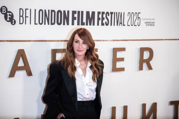 After The Hunt Headline Gala - The 69th BFI London Film Festival, UK - 12 Oct 2025 Julia Roberts attends the Headline Gala screening of After The Hunt during the 69th BFI London Film Festival at The Royal Festival Hall. London United Kingdom Copyright: xLoredanaxSangiulianox xSOPAxImagesx LSangiuliano-5550