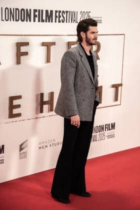 After The Hunt Headline Gala - The 69th BFI London Film Festival, UK - 12 Oct 2025 Andrew Garfield attends the Headline Gala screening of After The Hunt during the 69th BFI London Film Festival at The Royal Festival Hall. London United Kingdom Copyright: xLoredanaxSangiulianox xSOPAxImagesx LSangiuliano-5414