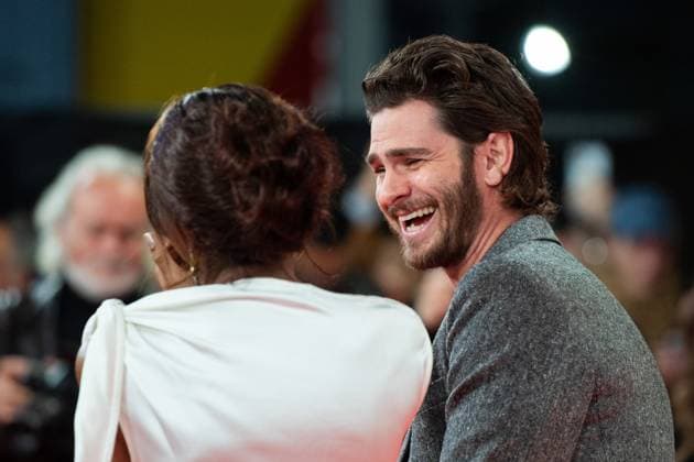 London BFI After The Hunt Premiere Ayo Edebiri and Andrew Garfield attending the After The Hunt Premiere as part of the BFI London Film Festival in London, England on October 11, 2025. Photo by Aurore Marechal ABACAPRESS.COM London  Copyright: xMarechalxAurore ABACAx