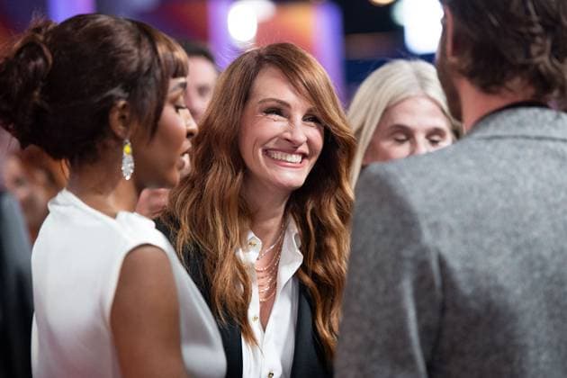 London BFI After The Hunt Premiere Ayo Edebiri, Julia Roberts and Andrew Garfield attending the After The Hunt Premiere as part of the BFI London Film Festival in London, England on October 11, 2025. Photo by Aurore Marechal ABACAPRESS.COM London  Copyright: xMarechalxAurore ABACAx
