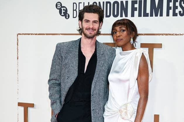 London BFI After The Hunt Premiere Andrew Garfield and Ayo Edebiri attending the After The Hunt Premiere as part of the BFI London Film Festival in London, England on October 11, 2025. Photo by Aurore Marechal ABACAPRESS.COM London  Copyright: xMarechalxAurore ABACAx