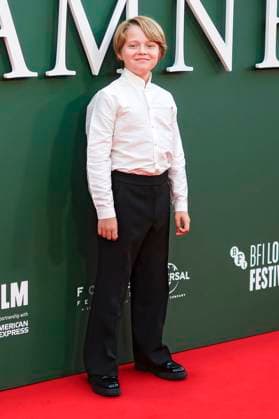 Jacobi Jupe at the premiere of the feature film Hamnet at the 69 BFI London Film Festival 2025 at the Royal Festival Hall London, 11 10 2025 Foto:xJ.xEdwardsx xFuturexImagex hamnet_5011