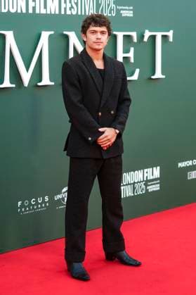 Noah Jupe at the premiere of the feature film Hamnet at the 69 BFI London Film Festival 2025 at the Royal Festival Hall London, 11 10 2025 Foto:xJ.xEdwardsx xFuturexImagex hamnet_5016