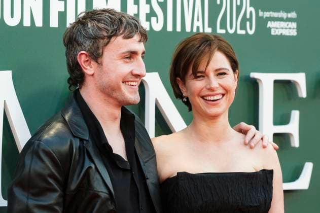 Paul Mescal and Jessie Buckley at the premiere of the feature film Hamnet at the 69 BFI London Film Festival 2025 at the Royal Festival Hall London, 11 10 2025 Foto:xJ.xEdwardsx xFuturexImagex hamnet_5041