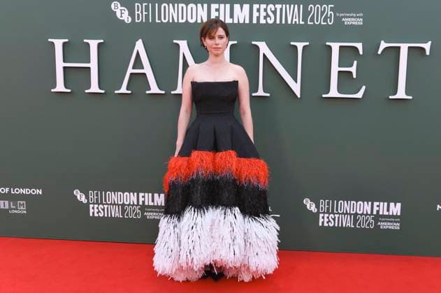 Jessie Buckley at the premiere of the feature film Hamnet at the 69 BFI London Film Festival 2025 at the Royal Festival Hall London, 11 10 2025 Foto:xS.xVasx xFuturexImagex hamnet_5100