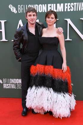 Paul Mescal and Jessie Buckley at the premiere of the feature film Hamnet at the 69 BFI London Film Festival 2025 at the Royal Festival Hall London, 11 10 2025 Foto:xS.xVasx xFuturexImagex hamnet_5117
