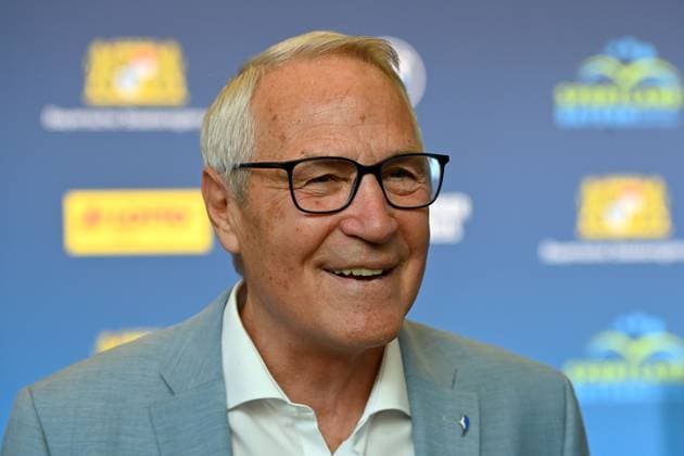 Alois SCHLODER Ex ice hockey player, single picture, cropped single motif, portrait, portrait, portrait Bavarian Sports Award 2025 at BMW Welt, Red Carpet on 11 10 2025