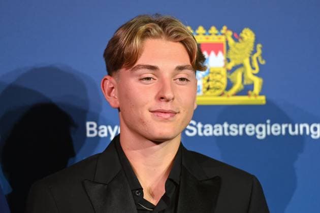 Justin ENGEL Tennis pro, single image, cropped single motif, portrait, portrait, portrait Bavarian Sports Award 2025 at BMW Welt, Red Carpet on 11 10 2025