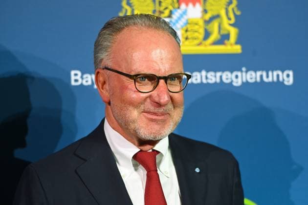 Karl Heinz RUMMENIGGE, former chairman of FC Bayern Muenchen, single image, cropped single motif, portrait, portrait, portrait Bavarian Sports Award 2025 at BMW Welt, red carpet, red carpet on 11 10 2025