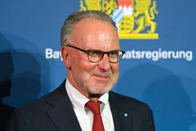 Karl Heinz RUMMENIGGE, former chairman of FC Bayern Muenchen, single image, cropped single motif, portrait, portrait, portrait Bavarian Sports Award 2025 at BMW Welt, red carpet, red carpet on 11 10 2025