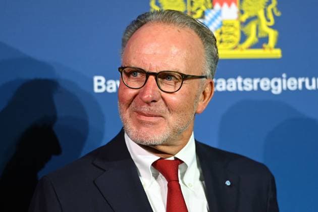Karl Heinz RUMMENIGGE, former chairman of FC Bayern Muenchen, single image, cropped single motif, portrait, portrait, portrait Bavarian Sports Award 2025 at BMW Welt, red carpet, red carpet on 11 10 2025
