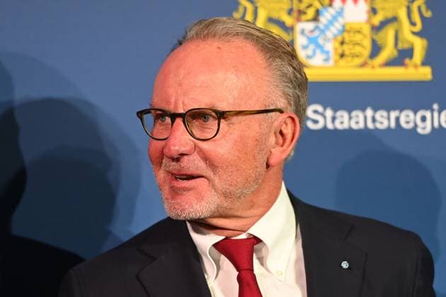 Karl Heinz RUMMENIGGE, former chairman of FC Bayern Muenchen, single image, cropped single motif, portrait, portrait, portrait Bavarian Sports Award 2025 at BMW Welt, red carpet, red carpet on 11 10 2025