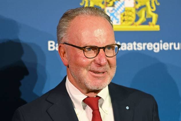 Karl Heinz RUMMENIGGE, former chairman of FC Bayern Muenchen, single image, cropped single motif, portrait, portrait, portrait Bavarian Sports Award 2025 at BMW Welt, red carpet, red carpet on 11 10 2025