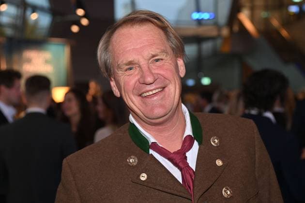 Markus WASMEIER Ex Skirennlaeufer , single picture,cropped single motif,portrait,portrait Bavarian Sports Award 2025 in the BMW Welt, Red Carpet,Red Carpet on 11 10 2025