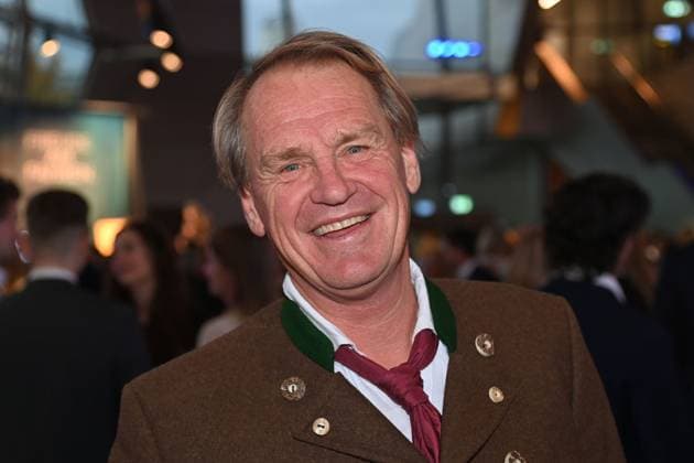 Markus WASMEIER Ex Skirennlaeufer , single picture,cropped single motif,portrait,portrait Bavarian Sports Award 2025 in the BMW Welt, Red Carpet,Red Carpet on 11 10 2025