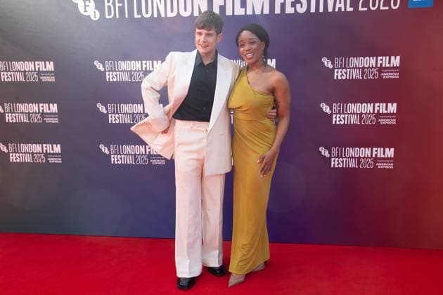 London Film Festival 2025 - The Choral Arrivals at Royal Festival Hall, Southbank, London Shaun Thomas, Amara Okereke attends the Headline Gala of The Choral at The 69th BFI London Film Festival at Royal Festival Hall, Southbank, London, England, UK on Sunday 12 October, 2025., Credit:Justin Ng Avalon UK, England, London, Royal Festival Hall, Southbank  Copyright: xJustinxNgx xAvalonx 1044967399