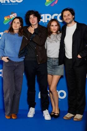 Sophie Mas, Ugo Bienvenu, Natalie Portman and Felix de Givry Avant première du film danimation Arco , produit par N Portman à lUGC Ciné Cité Bercy à Paris, le 12 octobre 2025 Julien Sarkissian Bestimage Preview of the animated film Arco , produced by N Portman at the UGC Ciné Cité Bercy in Paris, on October 12, 2025 Paris France  Copyright: xJulienxSarkissianx xBestimagexJulienxSarkissianx xBestimagex