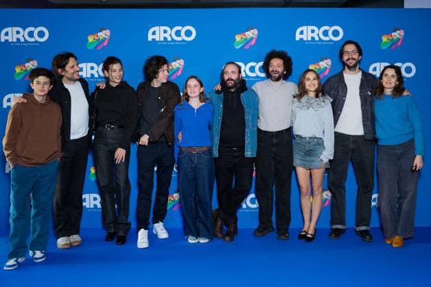 Ugo Bienvenu, Margot Ringard Oldra, Vincent Macaigne, William Lebghil, Natalie Portman, Arnaud Toulon and Sophie Mas Avant première du film danimation Arco , produit par N Portman à lUGC Ciné Cité Bercy à Paris, le 12 octobre 2025 Julien Sarkissian Bestimage Preview of the animated film Arco , produced by N Portman at the UGC Ciné Cité Bercy in Paris, on October 12, 2025 Paris France Copyright: xJulienxSarkissianx xBestimagexJulienxSarkissianx xBestimagex