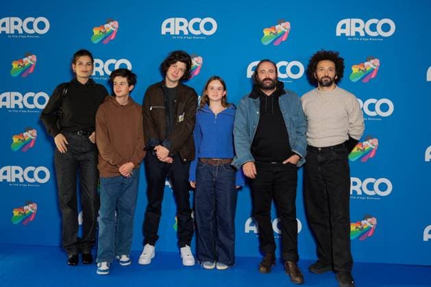 Alma Jodorowsky, Ugo Bienvenu, Vincent Macaigne, William Lebghil Avant première du film danimation Arco , produit par N Portman à lUGC Ciné Cité Bercy à Paris, le 12 octobre 2025 Julien Sarkissian Bestimage Preview of the animated film Arco , produced by N Portman at the UGC Ciné Cité Bercy in Paris, on October 12, 2025 Paris France  Copyright: xJulienxSarkissianx xBestimagexJulienxSarkissianx xBestimagex
