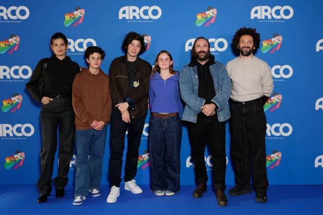 Alma Jodorowsky, Ugo Bienvenu, Vincent Macaigne, William Lebghil Avant première du film danimation Arco , produit par N Portman à lUGC Ciné Cité Bercy à Paris, le 12 octobre 2025 Julien Sarkissian Bestimage Preview of the animated film Arco , produced by N Portman at the UGC Ciné Cité Bercy in Paris, on October 12, 2025 Paris France  Copyright: xJulienxSarkissianx xBestimagexJulienxSarkissianx xBestimagex