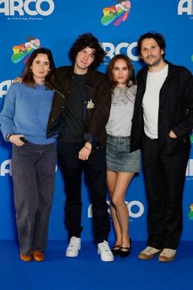 Sophie Mas, Ugo Bienvenu, Natalie Portman and Felix de Givry Avant première du film danimation Arco , produit par N Portman à lUGC Ciné Cité Bercy à Paris, le 12 octobre 2025 Julien Sarkissian Bestimage Preview of the animated film Arco , produced by N Portman at the UGC Ciné Cité Bercy in Paris, on October 12, 2025 Paris France  Copyright: xJulienxSarkissianx xBestimagexJulienxSarkissianx xBestimagex