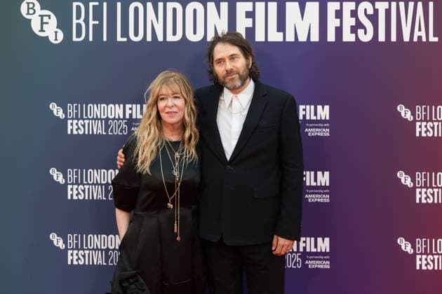 October 12, 2025, London, England, United Kingdom: DEDE GARDNER and JEREMY KLEINER attend the UK premiere of H is for Hawk during the 69th BFI London Film Festival at the Royal Festival Hall. London United Kingdom - ZUMAs371 20251012_zip_s371_001 Copyright: xWiktorxSzymanowiczx