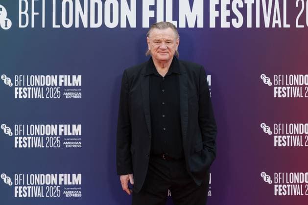 October 12, 2025, London, England, United Kingdom: BRENDAN GLEESON attends the UK premiere of H is for Hawk during the 69th BFI London Film Festival at the Royal Festival Hall. London United Kingdom - ZUMAs371 20251012_zip_s371_008 Copyright: xWiktorxSzymanowiczx