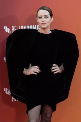 October 12, 2025, London, England, United Kingdom: CLAIRE FOY attends the UK premiere of H is for Hawk during the 69th BFI London Film Festival at the Royal Festival Hall. London United Kingdom - ZUMAs371 20251012_zip_s371_014 Copyright: xWiktorxSzymanowiczx
