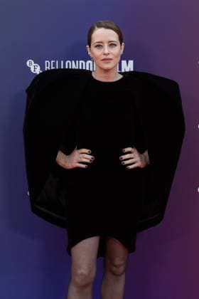 October 12, 2025, London, England, United Kingdom: CLAIRE FOY attends the UK premiere of H is for Hawk during the 69th BFI London Film Festival at the Royal Festival Hall. London United Kingdom - ZUMAs371 20251012_zip_s371_018 Copyright: xWiktorxSzymanowiczx