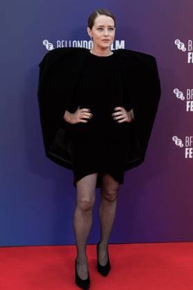 October 12, 2025, London, England, United Kingdom: CLAIRE FOY attends the UK premiere of H is for Hawk during the 69th BFI London Film Festival at the Royal Festival Hall. London United Kingdom - ZUMAs371 20251012_zip_s371_019 Copyright: xWiktorxSzymanowiczx