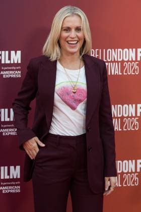October 12, 2025, London, England, United Kingdom: DENISE GOUGH attends the UK premiere of H is for Hawk during the 69th BFI London Film Festival at the Royal Festival Hall. London United Kingdom - ZUMAs371 20251012_zip_s371_034 Copyright: xWiktorxSzymanowiczx