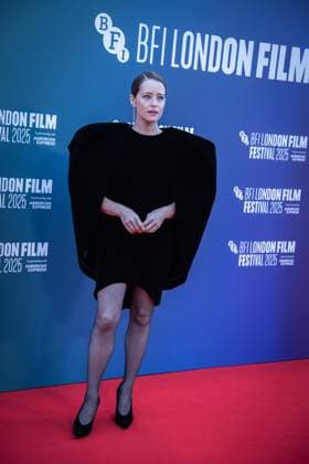 October 12, 2025, London, United Kingdom: Claire Foy attends the H Is for Hawk BFI Patrons Gala at the 69th BFI London Film Festival at The Royal Festival Hall. London United Kingdom - ZUMAs197 20251012_aaa_s197_246 Copyright: xLoredanaxSangiulianox