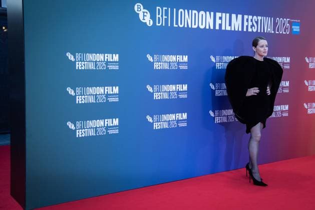 October 12, 2025, London, United Kingdom: Claire Foy attends the H Is for Hawk BFI Patrons Gala at the 69th BFI London Film Festival at The Royal Festival Hall. London United Kingdom - ZUMAs197 20251012_aaa_s197_261 Copyright: xLoredanaxSangiulianox
