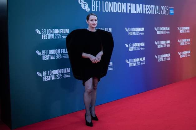 October 12, 2025, London, United Kingdom: Claire Foy attends the H Is for Hawk BFI Patrons Gala at the 69th BFI London Film Festival at The Royal Festival Hall. London United Kingdom - ZUMAs197 20251012_aaa_s197_264 Copyright: xLoredanaxSangiulianox