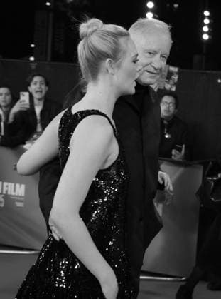 Sentimental Value premiere, 69th BFI London Film Festival, UK, on 12th October 2025 Elle Fanning and Stellan Skarsgard at Sentimental Value premiere, 69th BFI London Film Festival, UK, on 12th October 2025, Credit:James Shaw Avalon UNITED KINGDOM, LONDON, London  Copyright: xJamesxShawx xAvalonx 1045033090