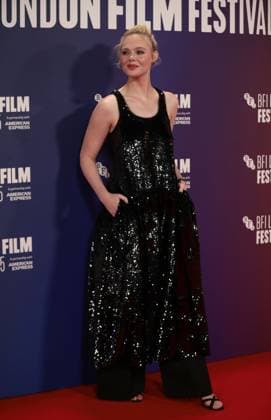 Sentimental Value premiere, 69th BFI London Film Festival, UK, on 12th October 2025 Elle Fanning at Sentimental Value premiere, 69th BFI London Film Festival, UK, on 12th October 2025, Credit:James Shaw Avalon UNITED KINGDOM, LONDON, London  Copyright: xJamesxShawx xAvalonx 1045033355