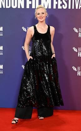 Celebrities attend the ˜Sentimental Value™ headline gala screening during The 69th BFI London Film Festival Featuring: Elle Fanning Where: London, United Kingdom When: 12 Oct 2025 Credit: Cover Images EDITORIAL USE ONLY. NOT FOR USE BY NEWSPAPERS BASED IN THE UK. Copyright: xx coverimg55173530