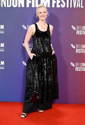 Celebrities attend the ˜Sentimental Value™ headline gala screening during The 69th BFI London Film Festival Featuring: Elle Fanning Where: London, United Kingdom When: 12 Oct 2025 Credit: Cover Images EDITORIAL USE ONLY. NOT FOR USE BY NEWSPAPERS BASED IN THE UK. Copyright: xx coverimg55173531