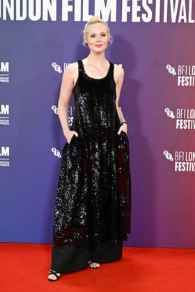 Celebrities attend the ˜Sentimental Value™ headline gala screening during The 69th BFI London Film Festival Featuring: Elle Fanning Where: London, United Kingdom When: 12 Oct 2025 Credit: Cover Images EDITORIAL USE ONLY. NOT FOR USE BY NEWSPAPERS BASED IN THE UK. Copyright: xx coverimg55173532