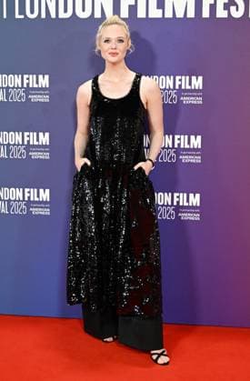 Celebrities attend the ˜Sentimental Value™ headline gala screening during The 69th BFI London Film Festival Featuring: Elle Fanning Where: London, United Kingdom When: 12 Oct 2025 Credit: Cover Images EDITORIAL USE ONLY. NOT FOR USE BY NEWSPAPERS BASED IN THE UK. Copyright: xx coverimg55173534