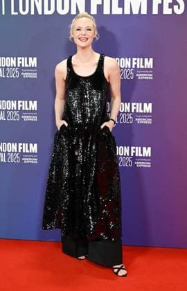 Celebrities attend the ˜Sentimental Value™ headline gala screening during The 69th BFI London Film Festival Featuring: Elle Fanning Where: London, United Kingdom When: 12 Oct 2025 Credit: Cover Images EDITORIAL USE ONLY. NOT FOR USE BY NEWSPAPERS BASED IN THE UK. Copyright: xx coverimg55173535