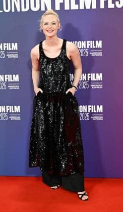 Celebrities attend the ˜Sentimental Value™ headline gala screening during The 69th BFI London Film Festival Featuring: Elle Fanning Where: London, United Kingdom When: 12 Oct 2025 Credit: Cover Images EDITORIAL USE ONLY. NOT FOR USE BY NEWSPAPERS BASED IN THE UK. Copyright: xx coverimg55173536